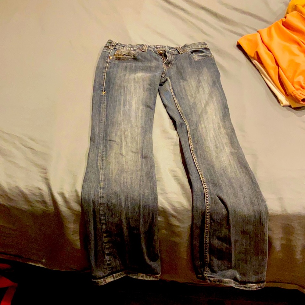 Tuff girl blue jeans